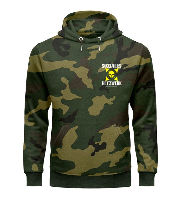 Rock´N´Roll Camouflage Special - Camouflage Organic Hoodie-6935